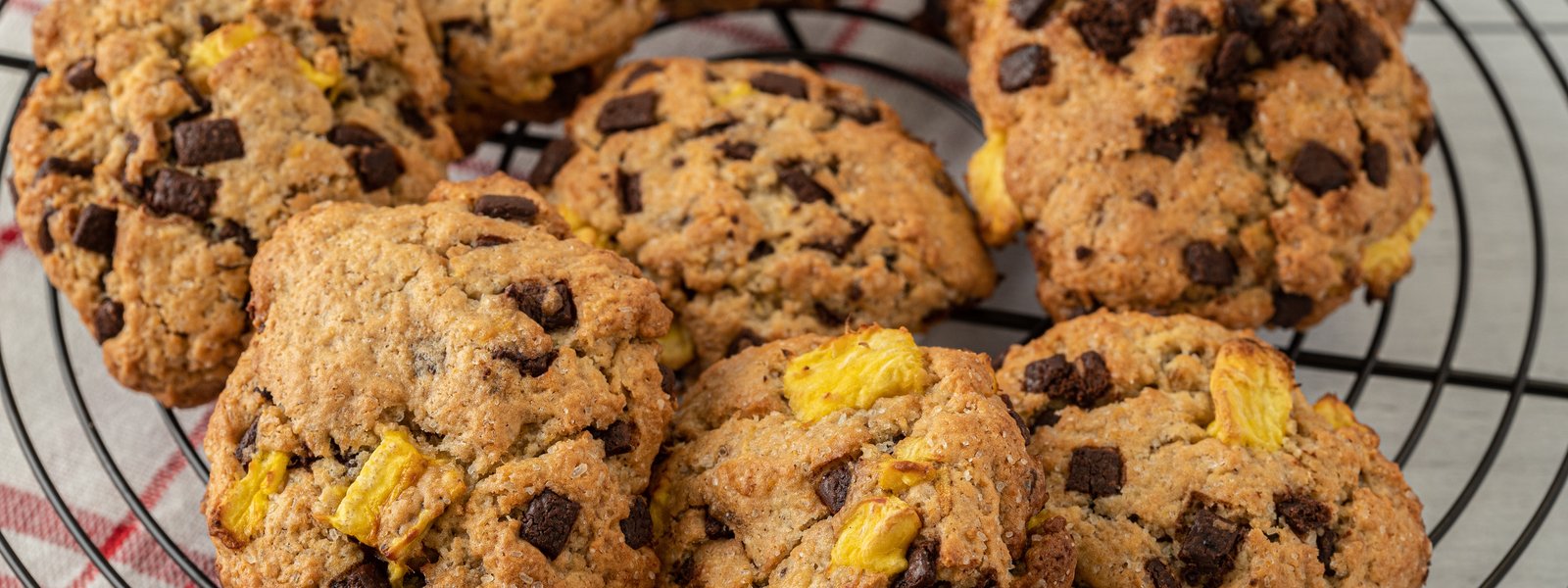 Cookies au chocolat et à la banane