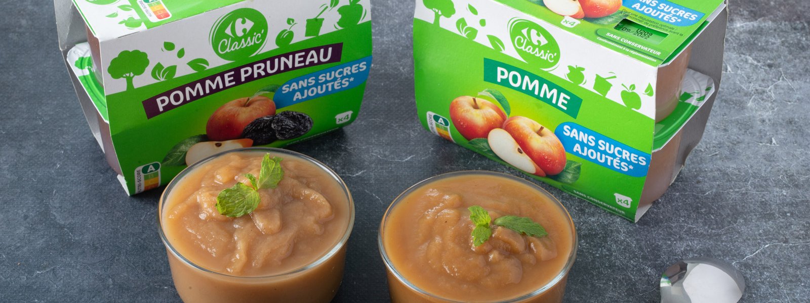 Compote de fruits Carrefour