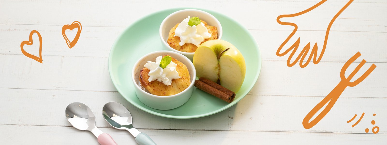 Pommes rôties à la cannelle